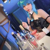 Kokuhui(yuuhui玉汇)《初音黑兔》主题写真：47张全套美图