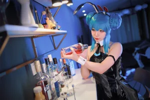 Kokuhui(yuuhui玉汇)《初音黑兔》主题写真：47张全套美图