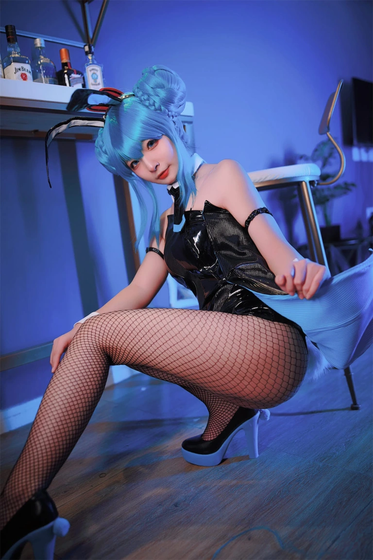 Kokuhui(yuuhui玉汇)《初音黑兔》主题写真：47张全套美图