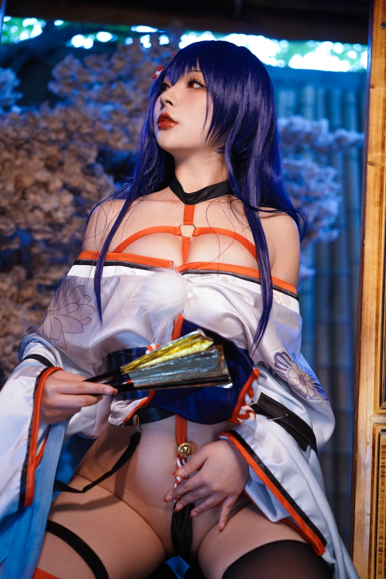 Kokuhui(yuuhui玉汇)《真子 和服抹油》主题写真：82张全套美图