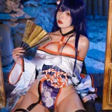 Kokuhui(yuuhui玉汇)《真子 和服抹油》主题写真：82张全套美图
