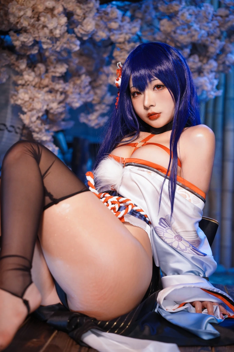 Kokuhui(yuuhui玉汇)《真子 和服抹油》主题写真：82张全套美图