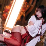 Kokuhui(yuuhui玉汇)《巫女》主题写真：120张全套美图