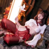 Kokuhui(yuuhui玉汇)《巫女》主题写真：120张全套美图
