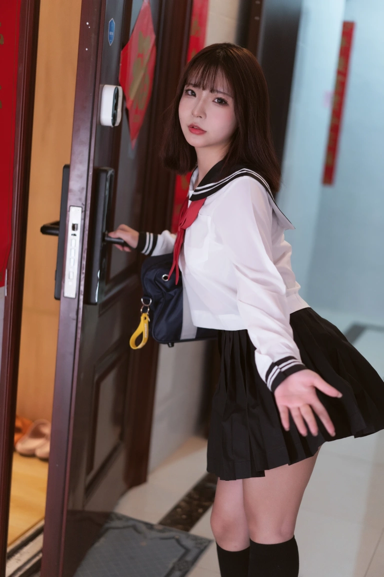Kokuhui(yuuhui玉汇)《约会我的女学生》主题写真：101张全套美图