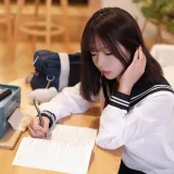 Kokuhui(yuuhui玉汇)《约会我的女学生》主题写真：101张全套美图