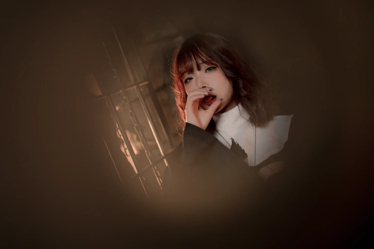 Kokuhui(yuuhui玉汇)《被侵染的修女》主题写真：103张全套美图