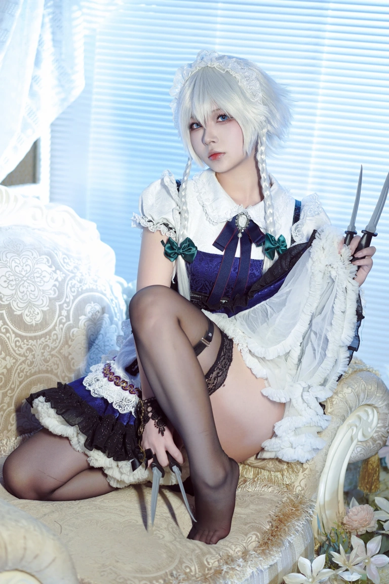 Kokuhui(yuuhui玉汇)《十六夜咲夜》主题写真：87张全套美图