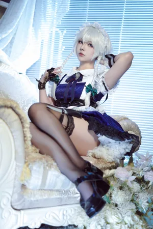 Kokuhui(yuuhui玉汇)《十六夜咲夜》主题写真：87张全套美图