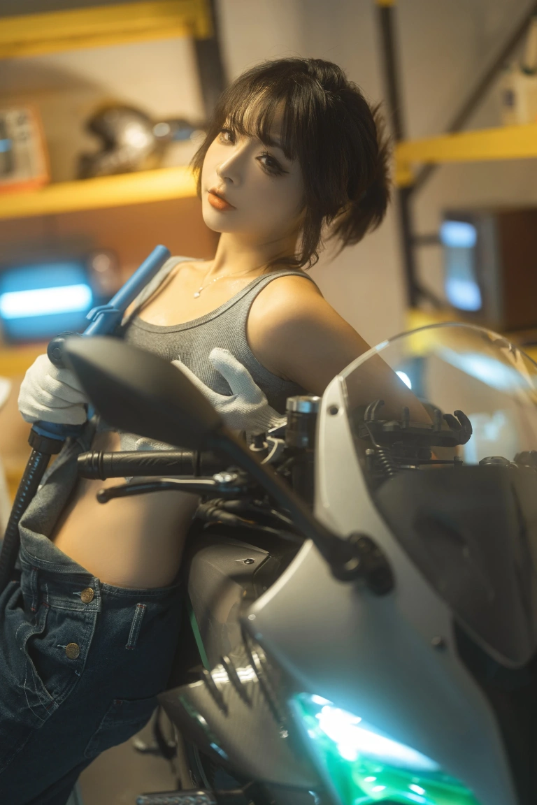Kokuhui(yuuhui玉汇)《机车维修站》主题写真：139张全套美图