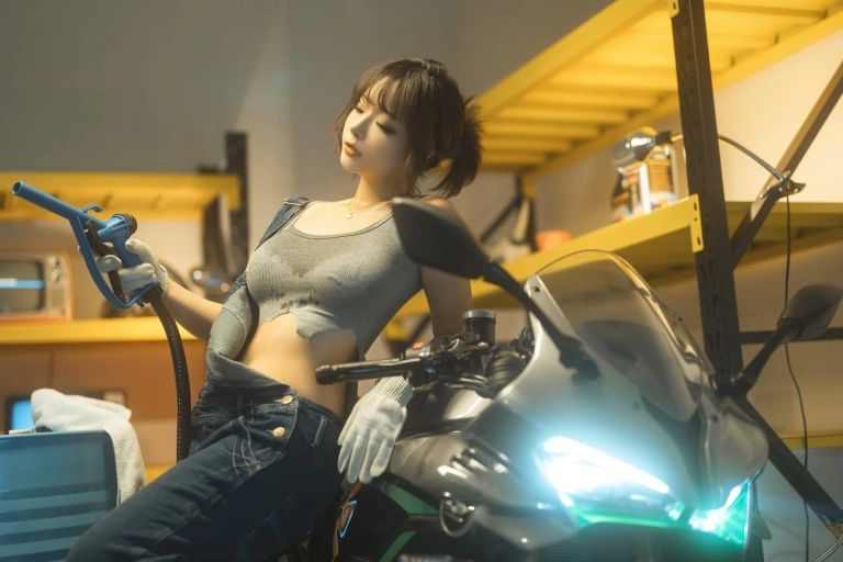 Kokuhui(yuuhui玉汇)《机车维修站》主题写真：139张全套美图