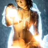 Kokuhui(yuuhui玉汇)《雨夜独舞》主题写真：100张全套美图