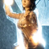 Kokuhui(yuuhui玉汇)《雨夜独舞》主题写真：100张全套美图