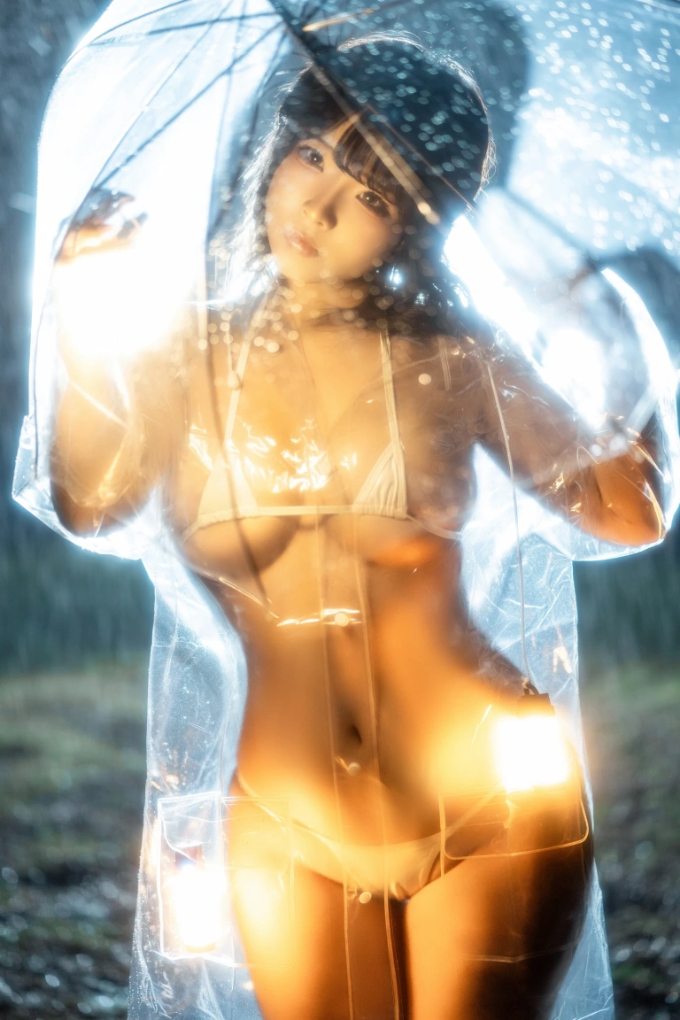 Kokuhui(yuuhui玉汇)《雨夜独舞》主题写真：100张全套美图