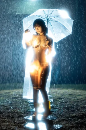 Kokuhui(yuuhui玉汇)《雨夜独舞》主题写真：100张全套美图