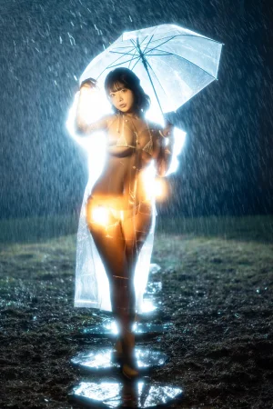 Kokuhui(yuuhui玉汇)《雨夜独舞》主题写真：100张全套美图