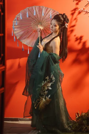 Kokuhui(yuuhui玉汇)《柳如烟》主题写真：134张全套美图，含2个视频