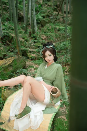 Kokuhui(yuuhui玉汇)《端午特辑 粽叶仙》主题写真：120张全套美图，含2个视频