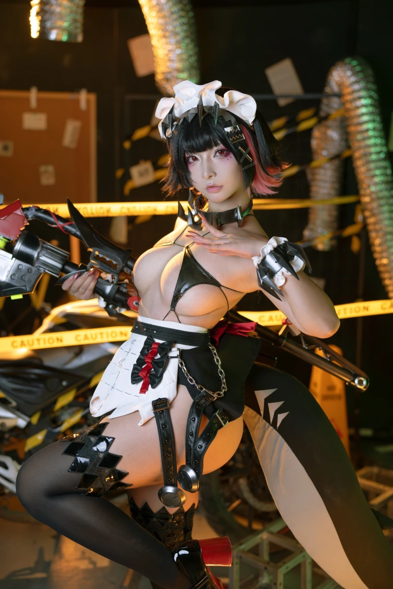 Kokuhui(yuuhui玉汇)《绝区零 艾莲·乔》主题写真：139张全套美图，含2个视频