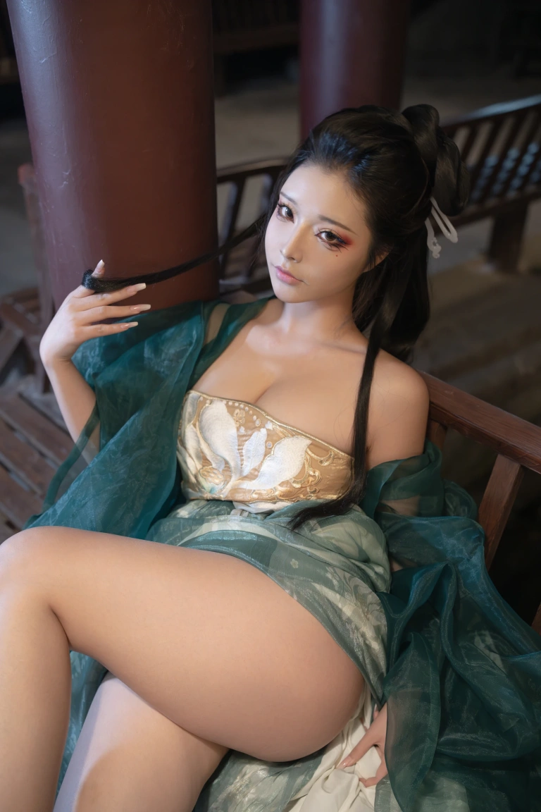Kokuhui(yuuhui玉汇)《柳如烟终章 囚》主题写真：136张全套美图，含2个视频