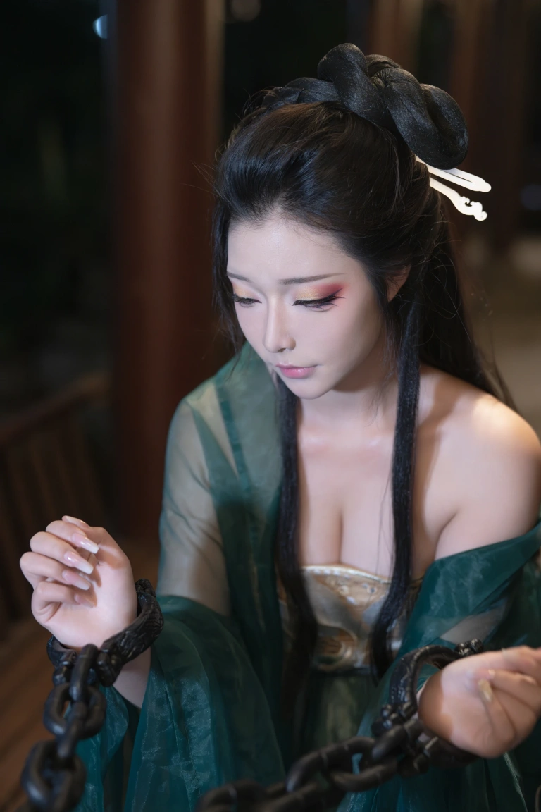 Kokuhui(yuuhui玉汇)《柳如烟终章 囚》主题写真：136张全套美图，含2个视频