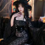 Kokuhui(yuuhui玉汇)《万圣节特辑 魔女狂欢夜》主题写真：133张全套美图，含2个视频