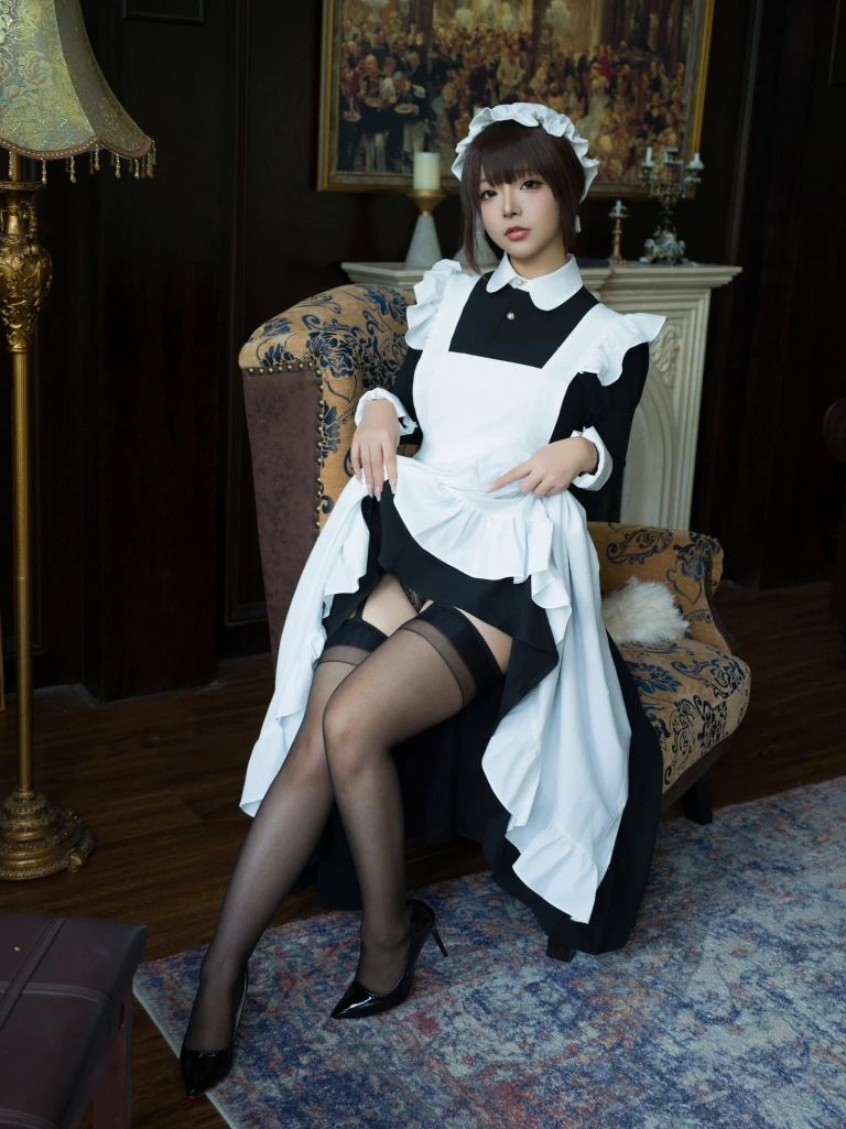 Kokuhui(yuuhui玉汇)《女仆游戏》主题写真：147张全套美图，含2个视频