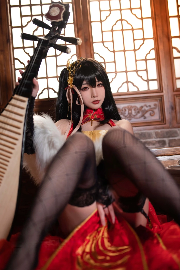 Kokuhui(yuuhui玉汇)《碧蓝航线 大凤旗袍》主题写真：23张全套美图