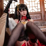Kokuhui(yuuhui玉汇)《碧蓝航线 大凤旗袍》主题写真：23张全套美图