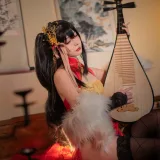 Kokuhui(yuuhui玉汇)《碧蓝航线 大凤旗袍》主题写真：23张全套美图