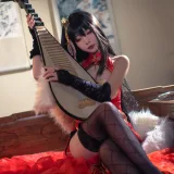 Kokuhui(yuuhui玉汇)《碧蓝航线 大凤旗袍》主题写真：23张全套美图