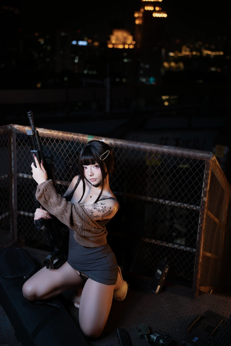 Kokuhui(yuuhui玉汇)《NIKKE 杀手妻子》主题写真：139张全套美图，含1个视频