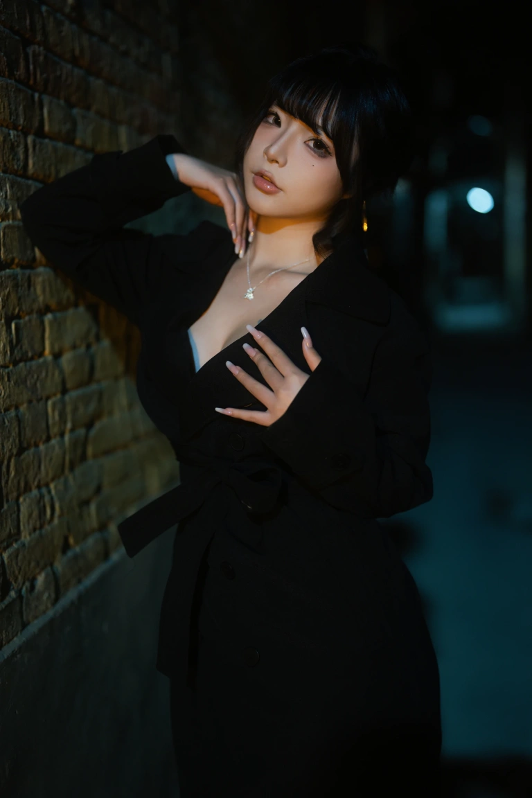 Kokuhui(yuuhui玉汇)《暗巷》主题写真：132张全套美图