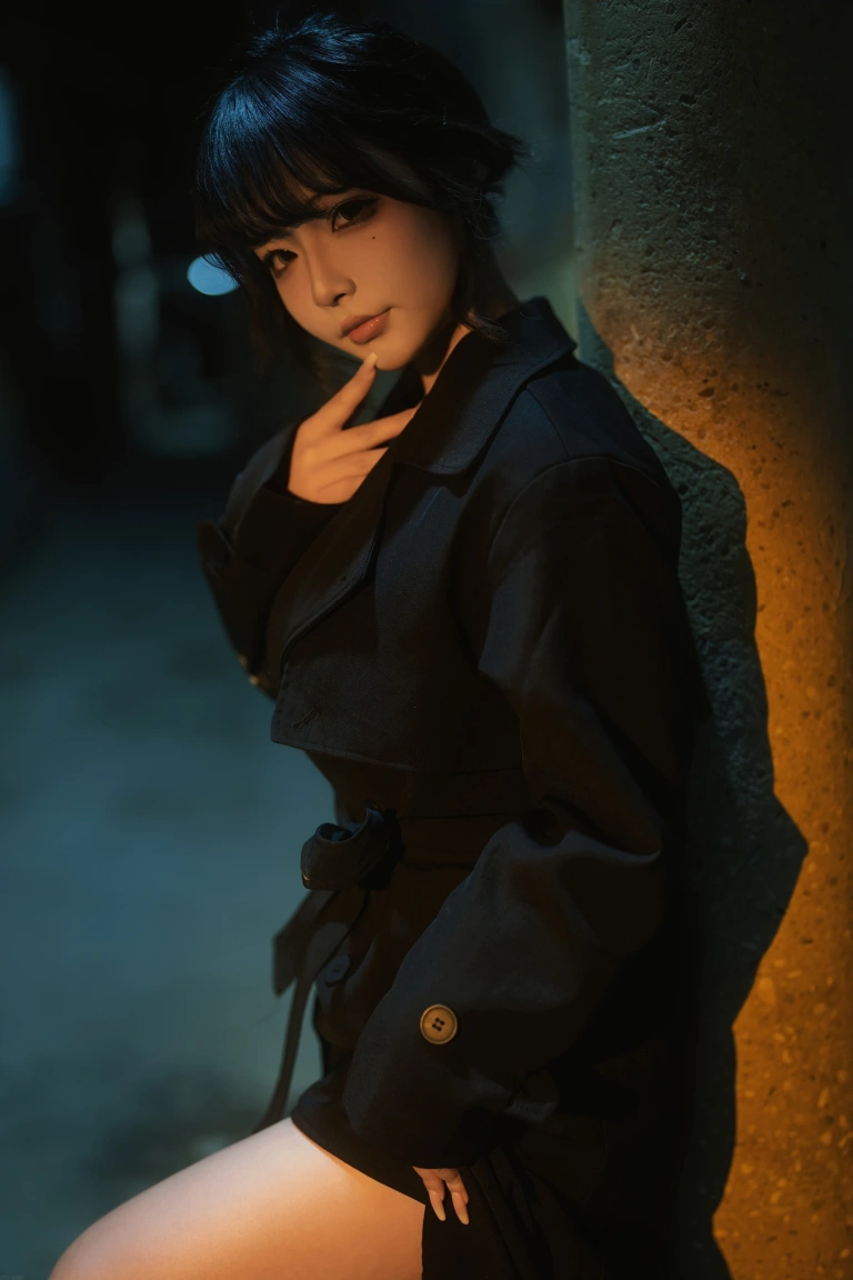 Kokuhui(yuuhui玉汇)《暗巷》主题写真：132张全套美图