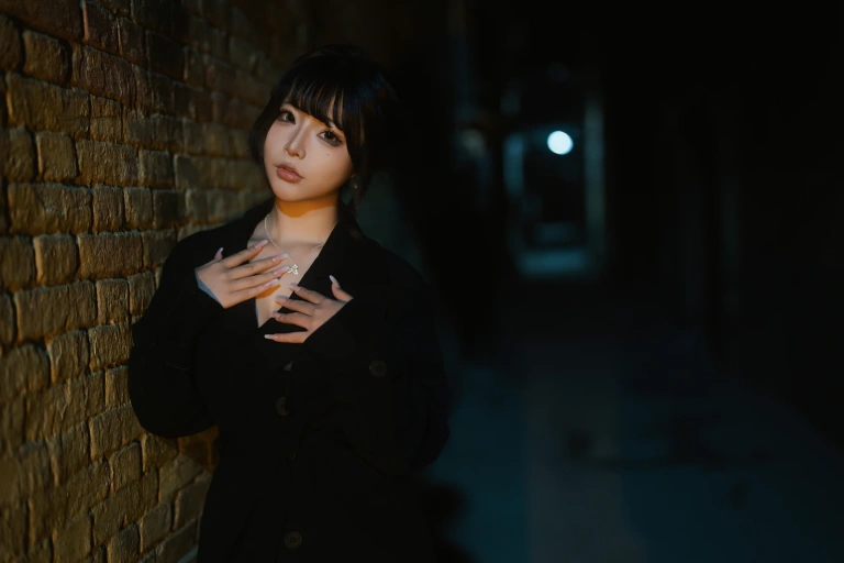 Kokuhui(yuuhui玉汇)《暗巷》主题写真：132张全套美图