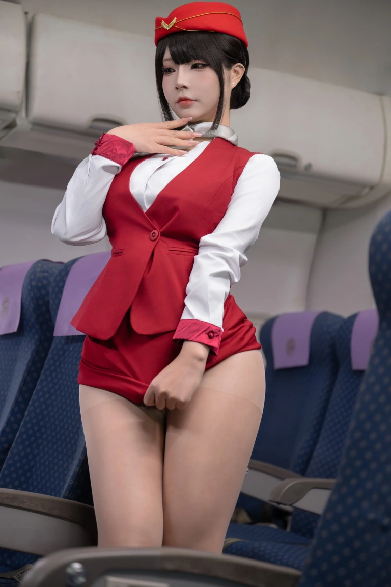 Kokuhui(yuuhui玉汇)《升舱服务》主题写真：128张全套美图，含2个视频