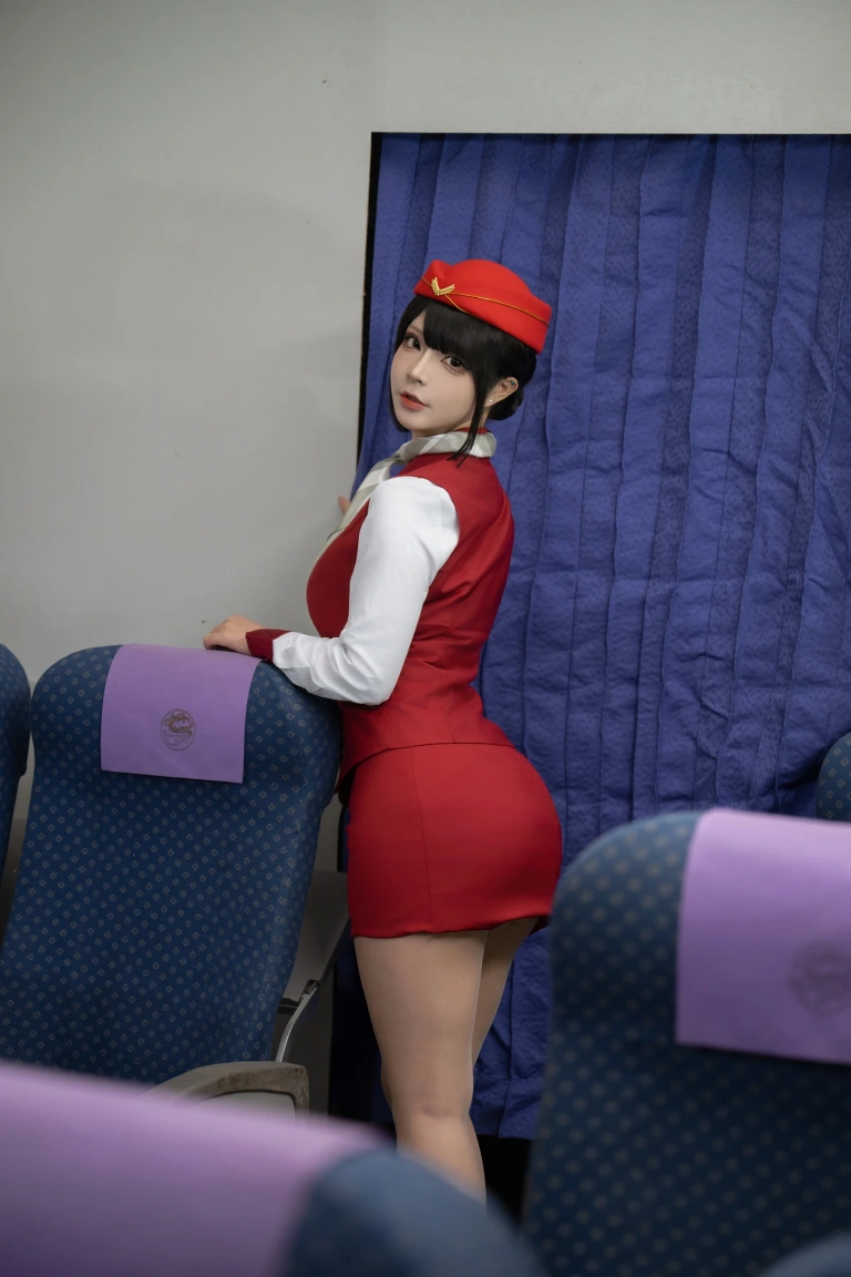 Kokuhui(yuuhui玉汇)《升舱服务》主题写真：128张全套美图，含2个视频