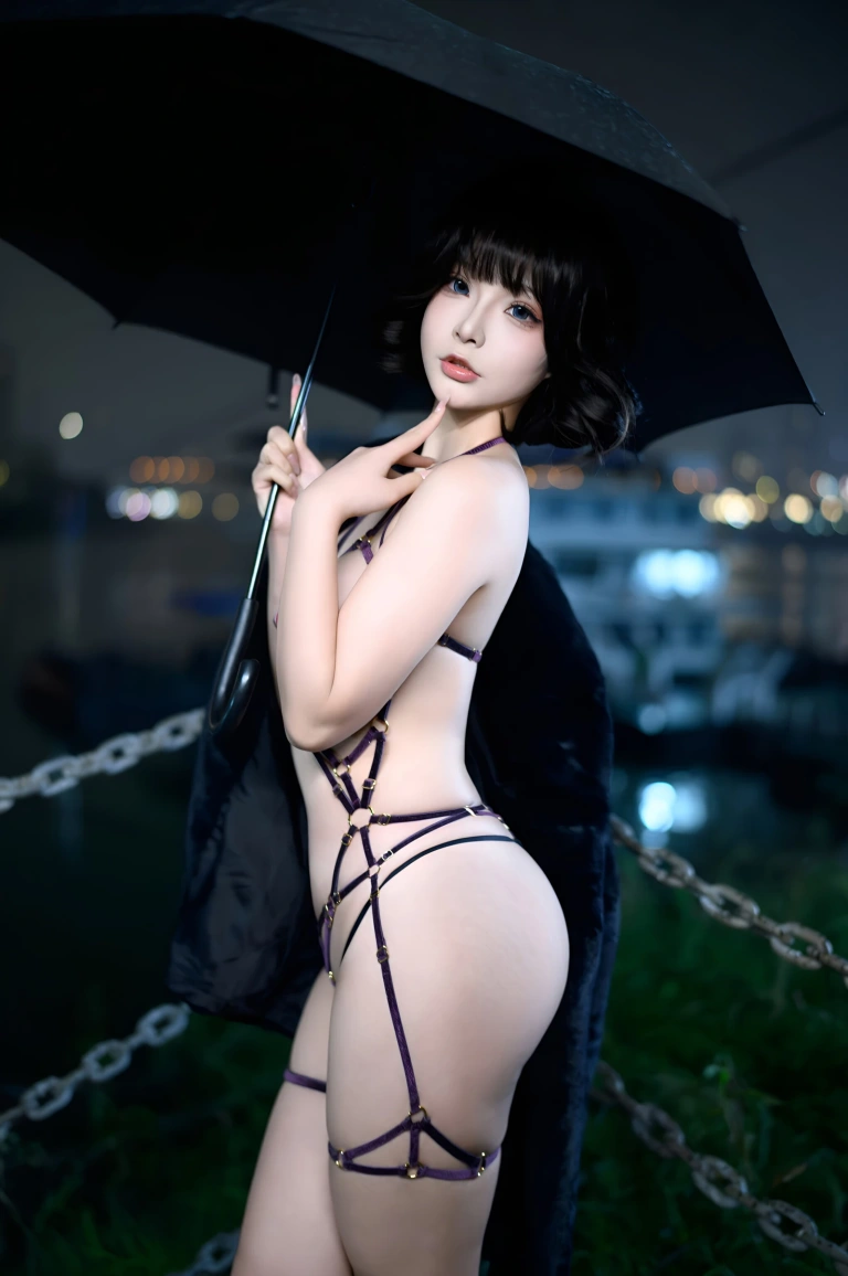 Kokuhui(yuuhui玉汇)《夜游轮渡》主题写真：118张全套美图，含2个视频