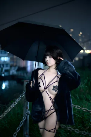 Kokuhui(yuuhui玉汇)《夜游轮渡》主题写真：118张全套美图，含2个视频