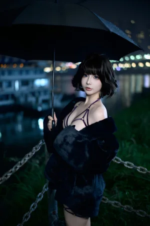 Kokuhui(yuuhui玉汇)《夜游轮渡》主题写真：118张全套美图，含2个视频
