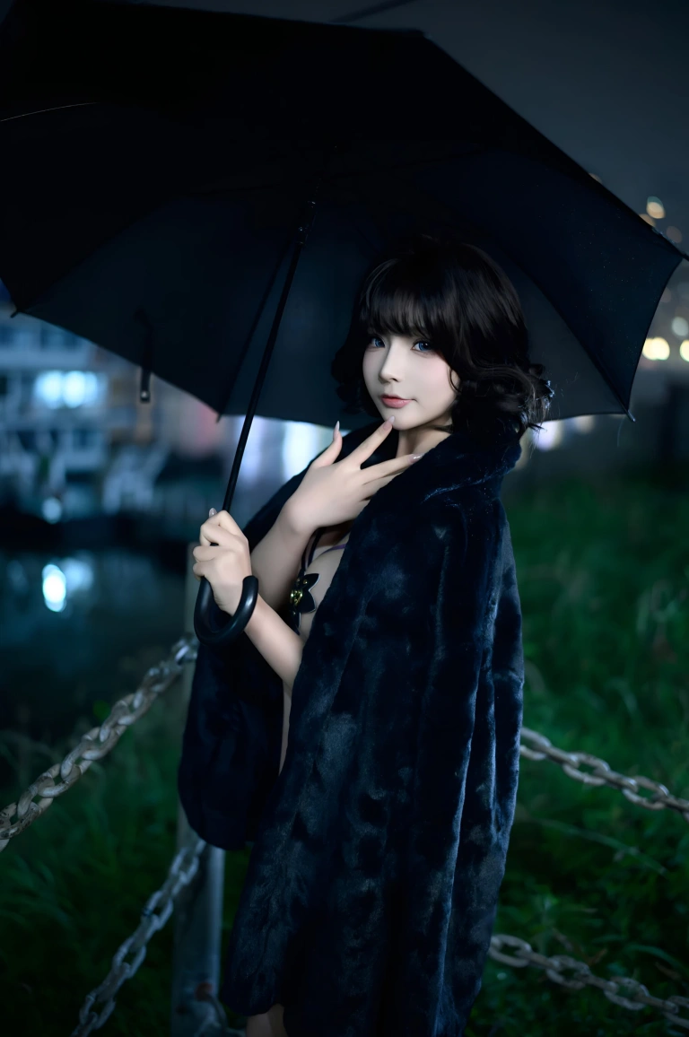 Kokuhui(yuuhui玉汇)《夜游轮渡》主题写真：118张全套美图，含2个视频