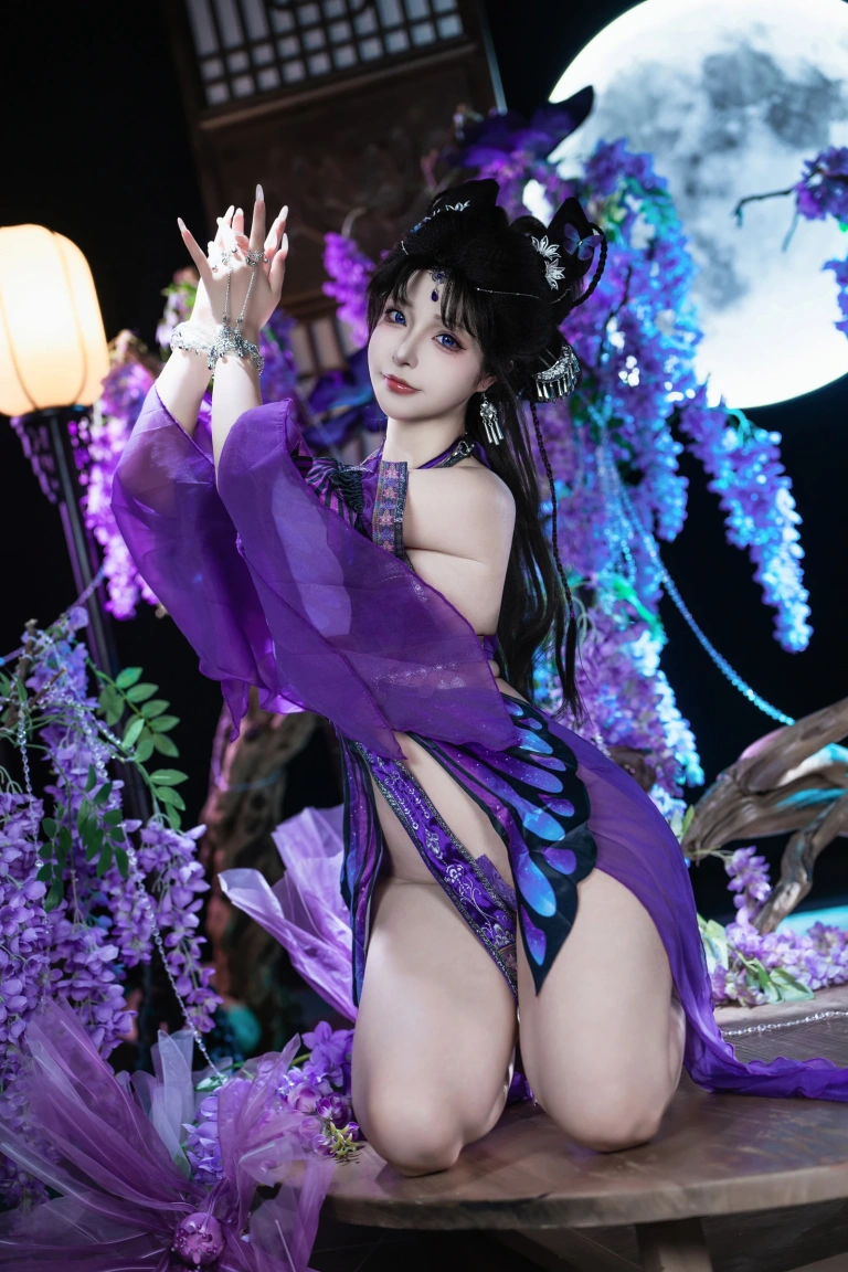 Kokuhui(yuuhui玉汇)《幻蝶》主题写真：128张全套美图