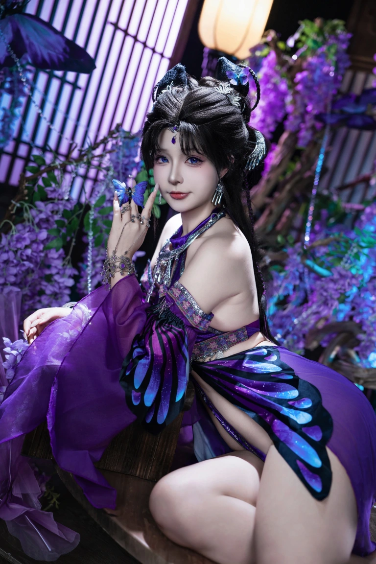 Kokuhui(yuuhui玉汇)《幻蝶》主题写真：128张全套美图