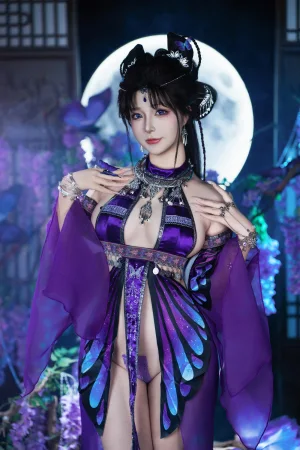 Kokuhui(yuuhui玉汇)《幻蝶》主题写真：128张全套美图