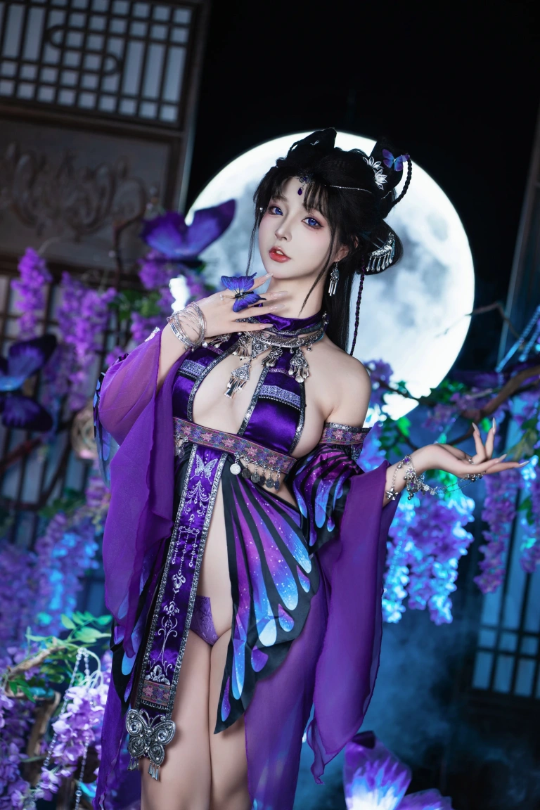 Kokuhui(yuuhui玉汇)《幻蝶》主题写真：128张全套美图