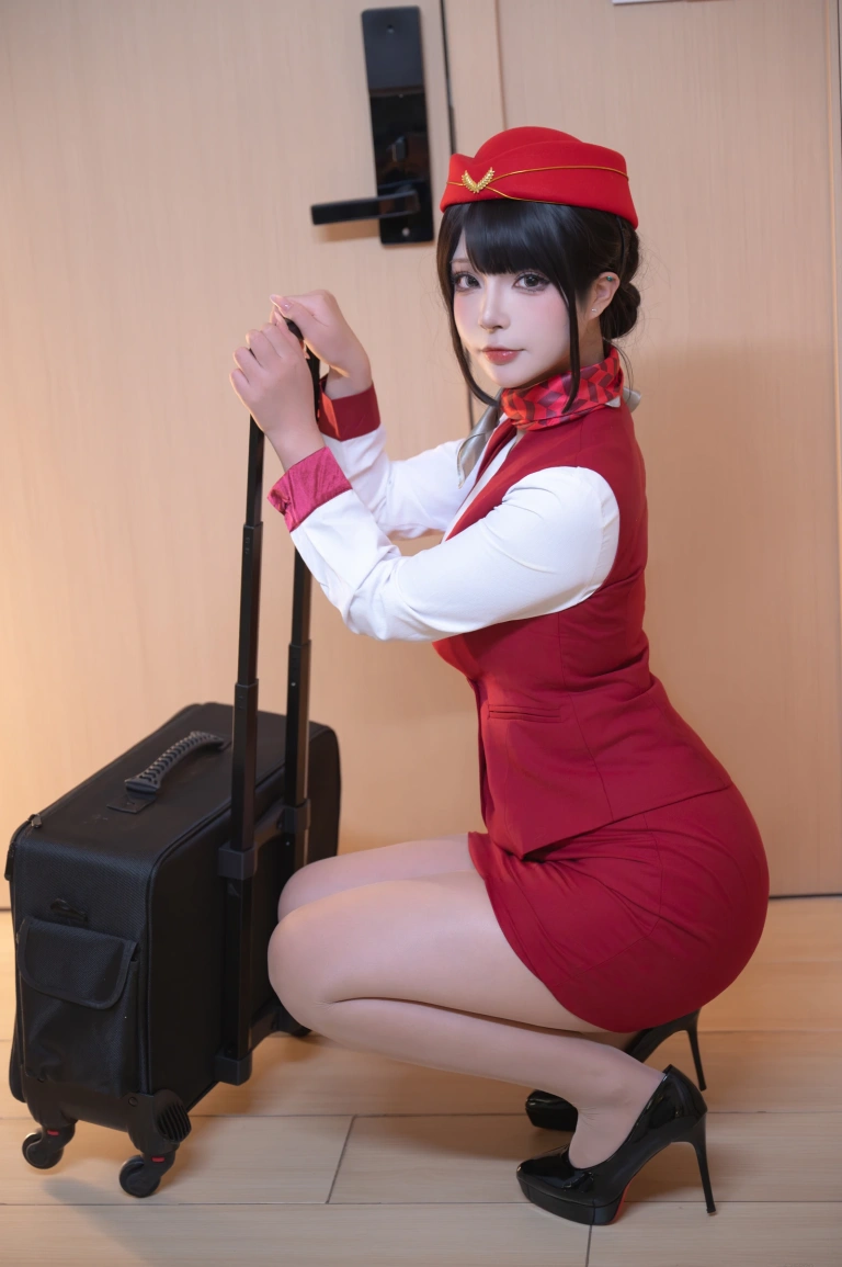 Kokuhui(yuuhui玉汇)《升舱服务2 援》主题写真：137张全套美图，含2个视频