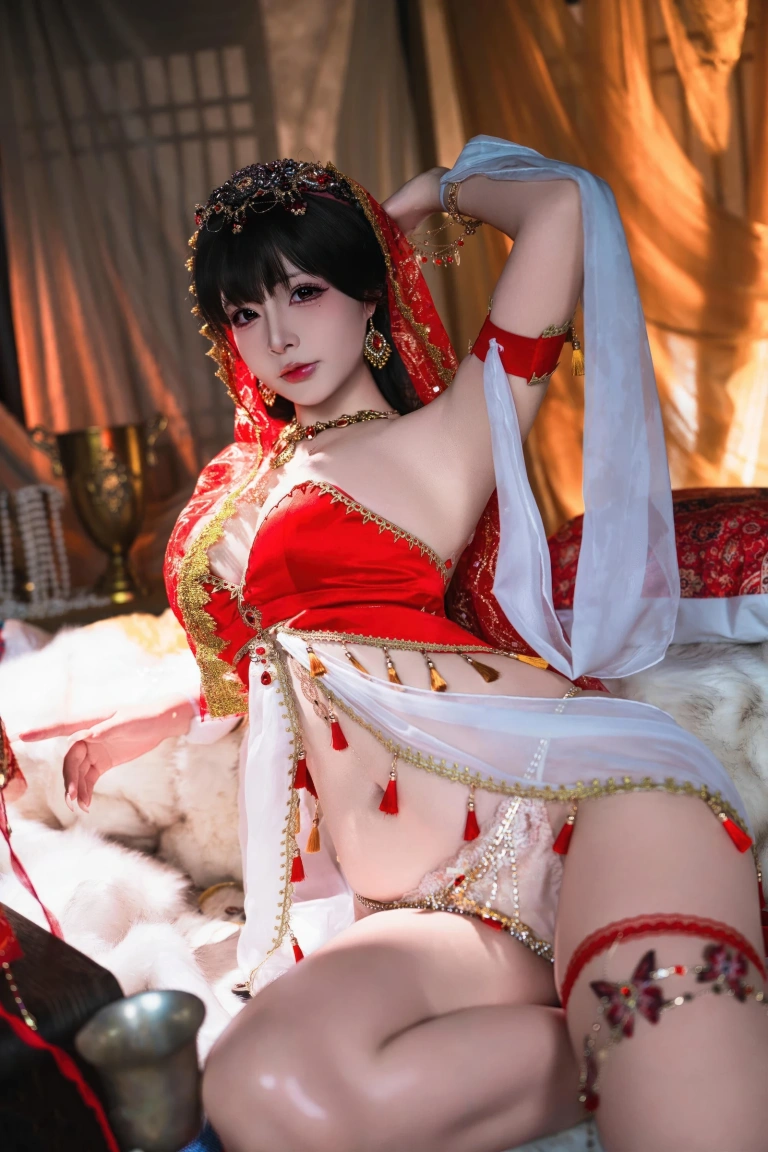 Kokuhui(yuuhui玉汇)《楼兰幻梦》主题写真：126张全套美图，含3个视频