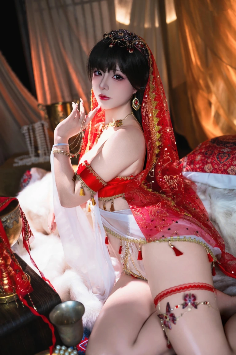 Kokuhui(yuuhui玉汇)《楼兰幻梦》主题写真：126张全套美图，含3个视频