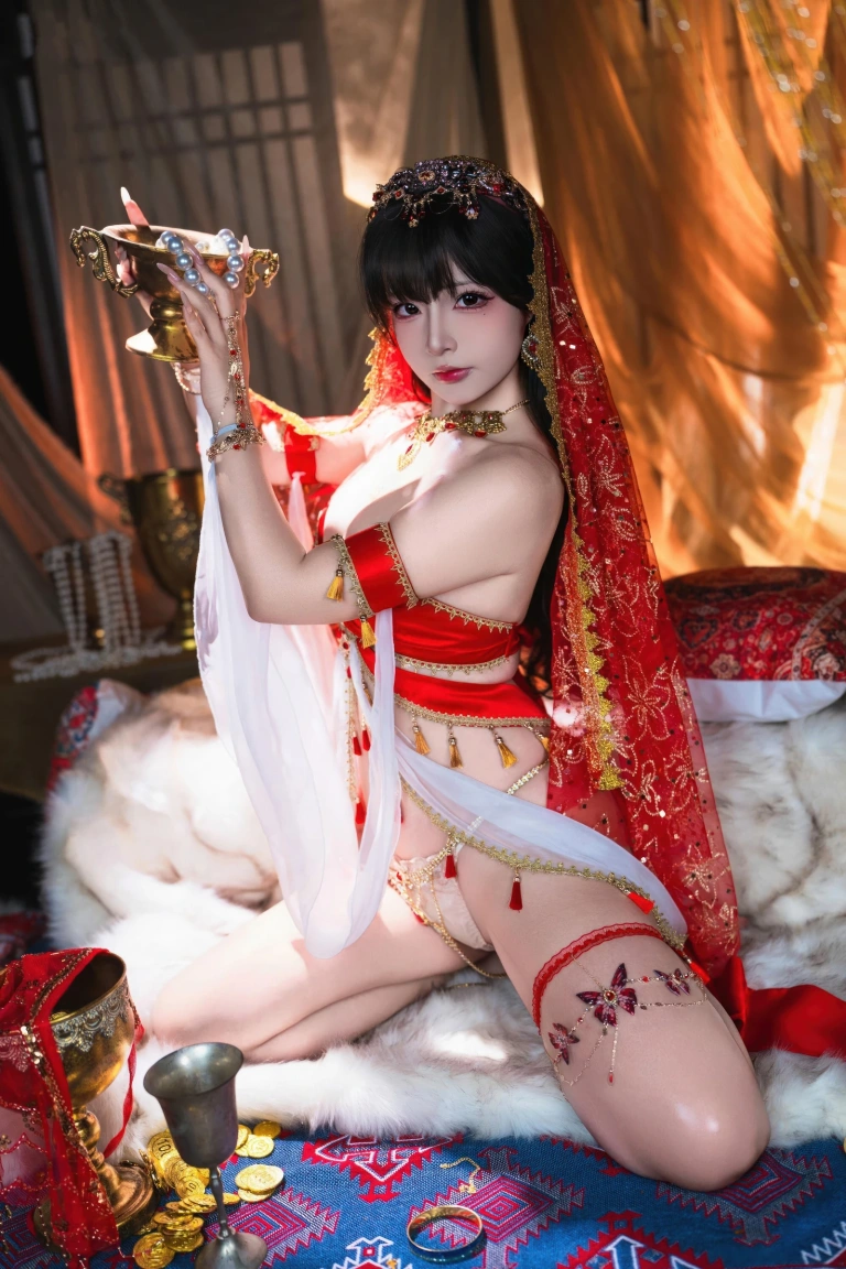 Kokuhui(yuuhui玉汇)《楼兰幻梦》主题写真：126张全套美图，含3个视频