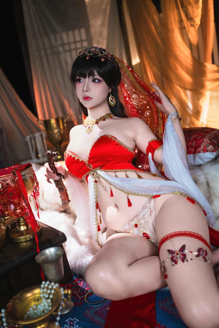Kokuhui(yuuhui玉汇)《楼兰幻梦》主题写真：126张全套美图，含3个视频